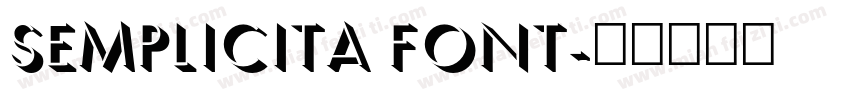 Semplicita font字体转换